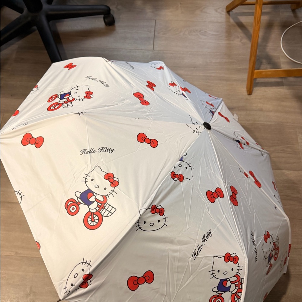 Hello Kitty - white Folding Umbrella - Picture 3 of 10
